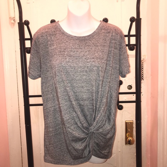 Club Monaco Tops - Club Monaco • Aren Faux Tie Front Top • M